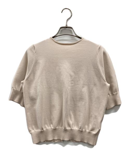 BALLSEY（ボールジィ）BALLSEY (ボールジィ) コットンポリエステル バックパールボタン2-wayプルオーバー ベージュ サイズ:Sの古着・服飾アイテム