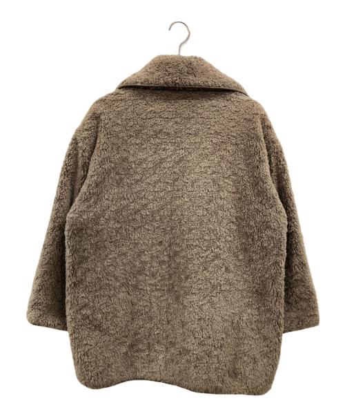 CASA FLINE（カーサフライン）CASA FLINE (カーサフライン) ステンカラーボアリバーシブルジャケットコート ブラウン サイズ:FREEの古着・服飾アイテム