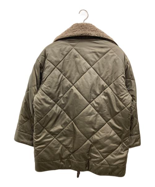 CASA FLINE（カーサフライン）CASA FLINE (カーサフライン) ステンカラーボアリバーシブルジャケットコート ブラウン サイズ:FREEの古着・服飾アイテム