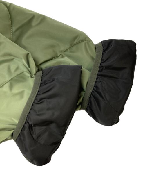 A BATHING APE（アベイシングエイプ）A BATHING APE (アベイシングエイプ) キルティングジャケット カーキ サイズ:Lの古着・服飾アイテム