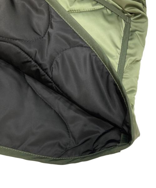 A BATHING APE（アベイシングエイプ）A BATHING APE (アベイシングエイプ) キルティングジャケット カーキ サイズ:Lの古着・服飾アイテム