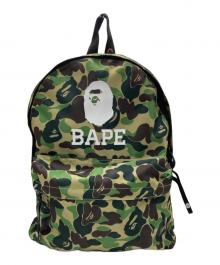 A BATHING APE（アベイシングエイプ）の古着「ABC CAMO DAY PACK」｜グリーン