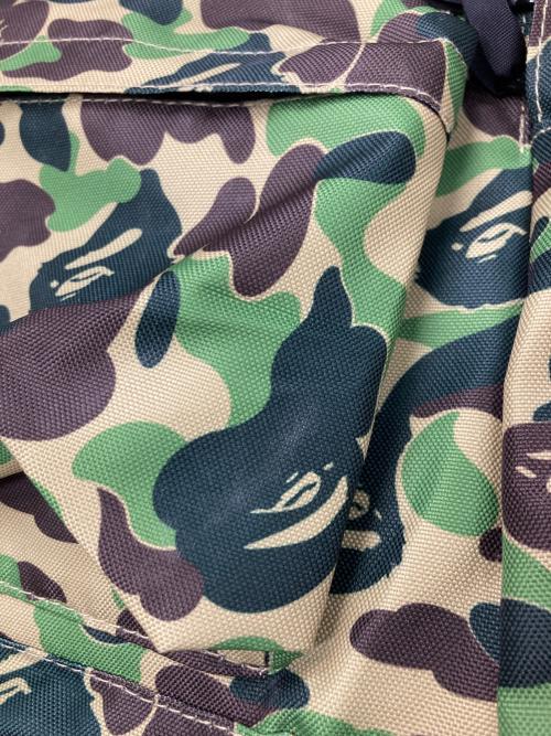 A BATHING APE（アベイシングエイプ）A BATHING APE (アベイシングエイプ) ABC CAMO DAY PACK グリーンの古着・服飾アイテム