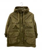 AIGLEエーグル）の古着「ナイロンジャケット」｜カーキ