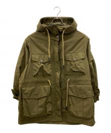 AIGLE（エーグル）の古着「ナイロンジャケット」｜カーキ