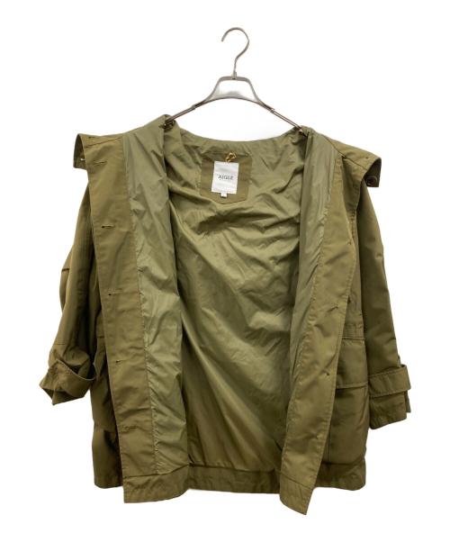 AIGLE（エーグル）AIGLE (エーグル) ナイロンジャケット カーキ サイズ:36の古着・服飾アイテム