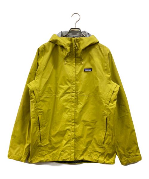 Patagonia（パタゴニア）Patagonia (パタゴニア) メンズ・トレントシェル 3L・レイン・ジャケット イエロー サイズ:Mの古着・服飾アイテム