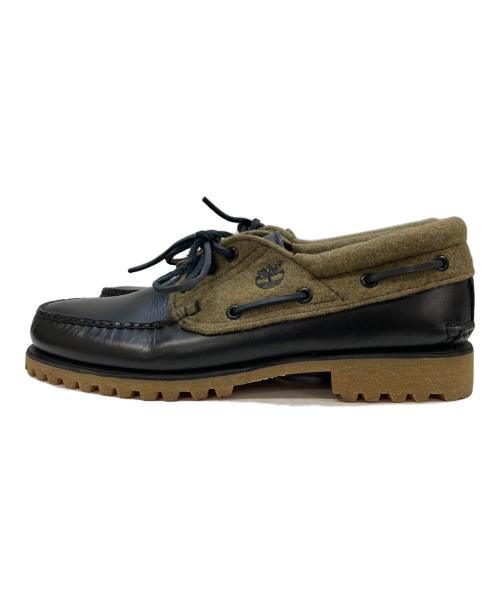 Timberland（ティンバーランド）Timberland (ティンバーランド) AUTHENTICS 3 EYE ブラック×カーキ サイズ:9.5の古着・服飾アイテム