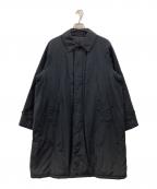 STEVEN ALANスティーブンアラン）の古着「NYLON PADDED BAL COLLAR COAT」｜ネイビー