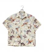 KARL HELMUTカールヘルム）の古着「飛行機柄オープンカラーシャツ」