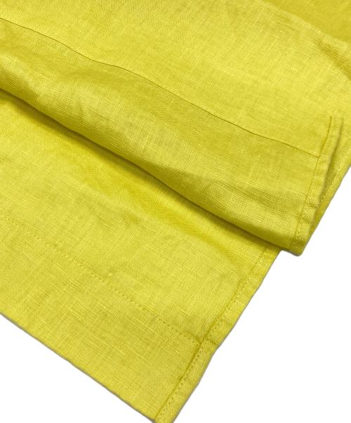 house of lotus（ハウスオブロータス）HOUSE OF LOTUS (ハウスオブロータス) リネン袖フリルワンピース イエロー サイズ:Mの古着・服飾アイテム