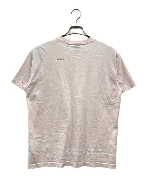 BURBERRY（バーバリー）BURBERRY (バーバリー) MONTAGE OVERSIZED TEE ピンク サイズ:XXSの古着・服飾アイテム