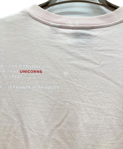 BURBERRY（バーバリー）BURBERRY (バーバリー) MONTAGE OVERSIZED TEE ピンク サイズ:XXSの古着・服飾アイテム