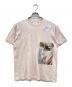 BURBERRY（バーバリー）の古着「MONTAGE OVERSIZED TEE」｜ピンク