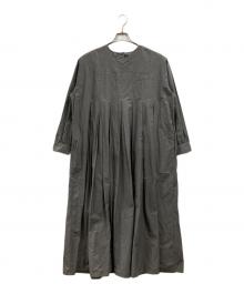 maison de soil（メゾンドソイル）の古着「プリーツワンピース」｜グレー
