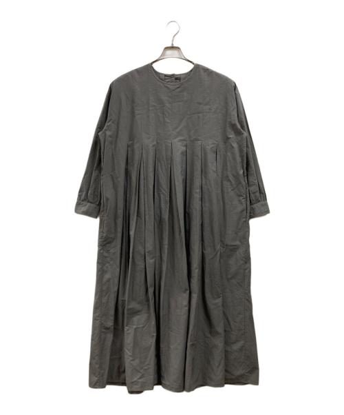 maison de soil（メゾンドソイル）maison de soil (メゾンドソイル) プリーツワンピース グレー サイズ:2の古着・服飾アイテム