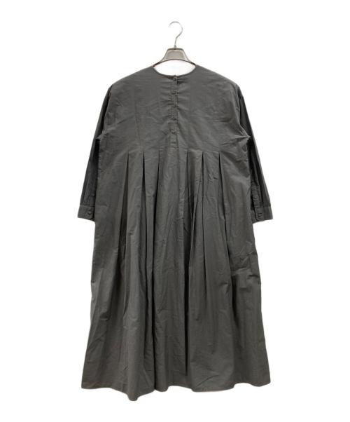 maison de soil（メゾンドソイル）maison de soil (メゾンドソイル) プリーツワンピース グレー サイズ:2の古着・服飾アイテム