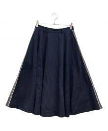 45R（フォーティファイブ・アール）の古着「ハンドステッチインディゴ染めスカート」｜インディゴ