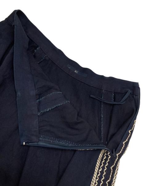 45R（フォーティファイブ・アール）45R (フォーティファイブ・アール) ハンドステッチインディゴ染めスカート インディゴ サイズ:2の古着・服飾アイテム