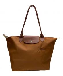 LONGCHAMP（ロンシャン）の古着「プリアージュトートバッグ」｜ブラウン