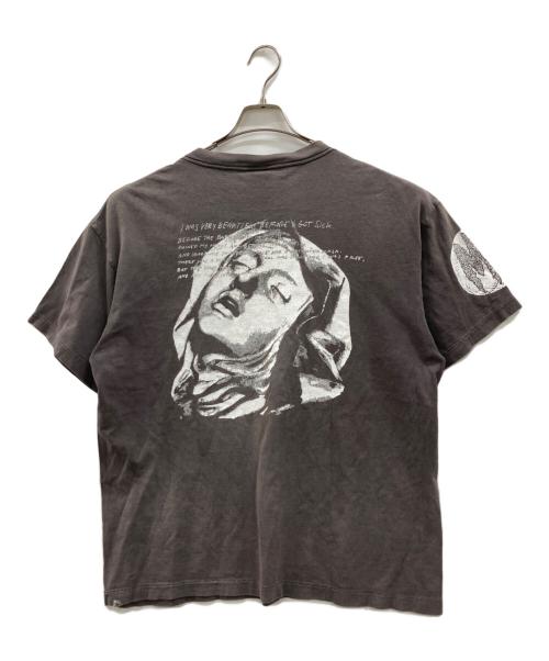 SAINT MICHAEL（セントマイケル）SAINT MICHAEL (セントマイケル) SAINT YOUTH ヴィンテージ加工Tシャツ グレー サイズ:XLの古着・服飾アイテム