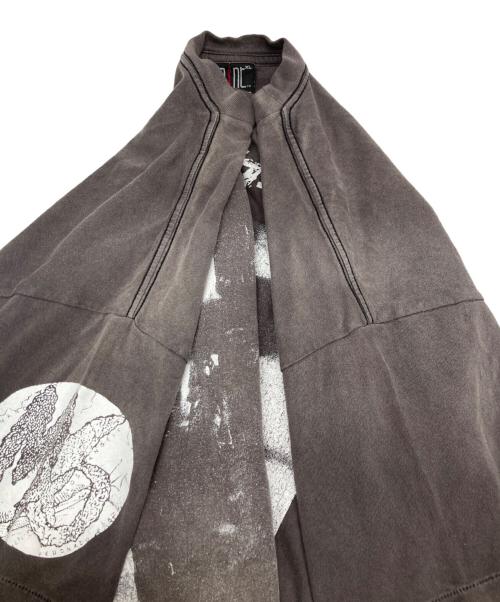 SAINT MICHAEL（セントマイケル）SAINT MICHAEL (セントマイケル) SAINT YOUTH ヴィンテージ加工Tシャツ グレー サイズ:XLの古着・服飾アイテム