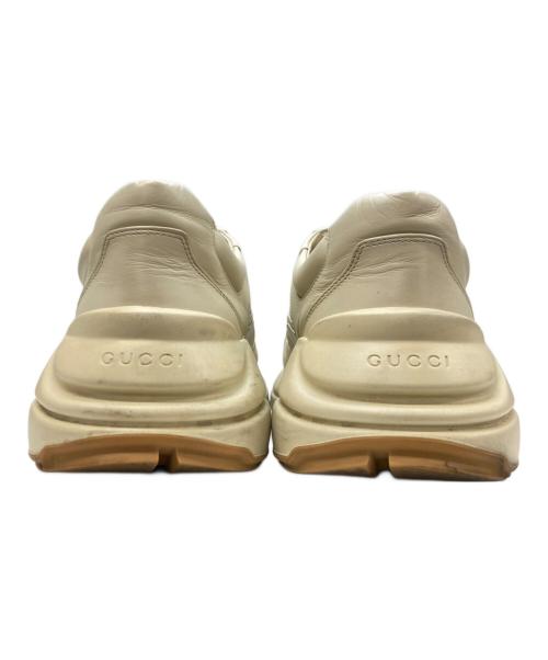 GUCCI（グッチ）GUCCI (グッチ) DISNEY (ディズニー) Rhyton Mickey Mouse Sneaker アイボリー サイズ:9の古着・服飾アイテム
