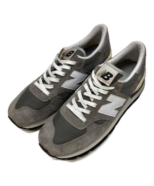 NEW BALANCE（ニューバランス）NEW BALANCE (ニューバランス) ローカットスニーカー グレー サイズ:27cmの古着・服飾アイテム