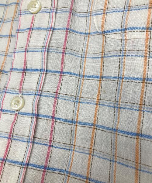 BROOKS BROTHERS（ブルックスブラザーズ）BROOKS BROTHERS (ブルックスブラザーズ) リネンボタンダウンシャツ ホワイト サイズ:XLの古着・服飾アイテム