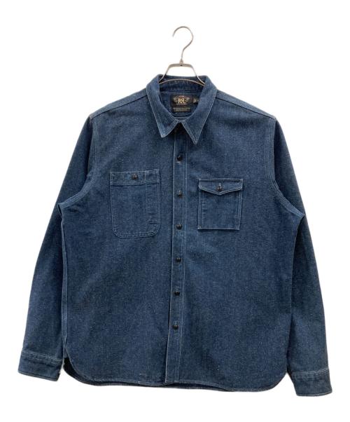 RRL（ダブルアールエル）RRL (ダブルアールエル) デニムシャツ インディゴ サイズ:XLの古着・服飾アイテム