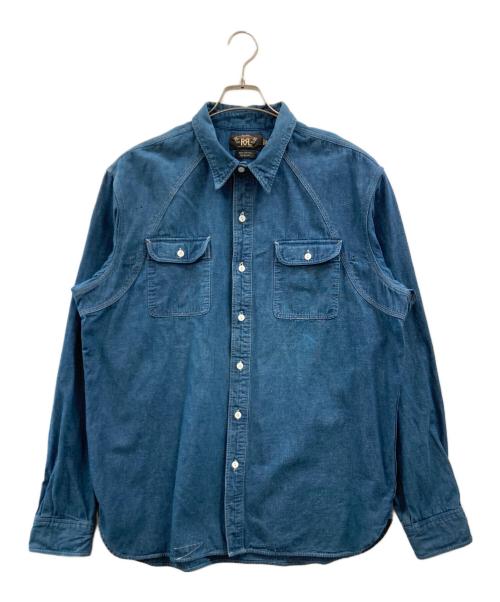 RRL（ダブルアールエル）RRL (ダブルアールエル) デニムシャツ インディゴ サイズ:XLの古着・服飾アイテム