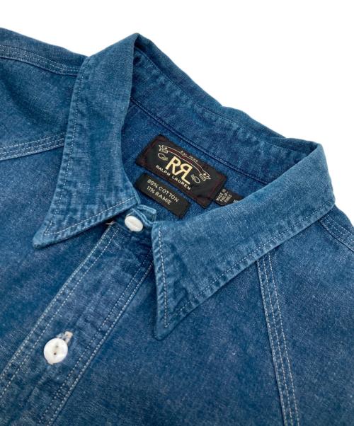 RRL（ダブルアールエル）RRL (ダブルアールエル) デニムシャツ インディゴ サイズ:XLの古着・服飾アイテム