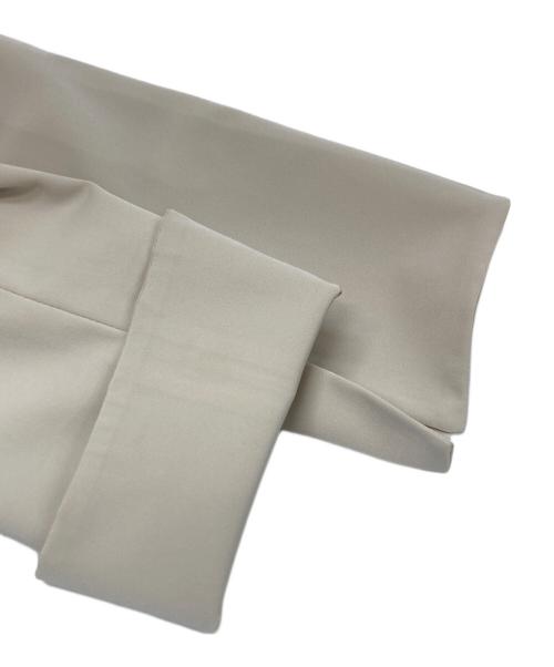 Pinky & Dianne（ピンキーアンドダイアン）Pinky & Dianne (ピンキーアンドダイアン) ノーカラーフロントホックジャケット ベージュ サイズ:36の古着・服飾アイテム