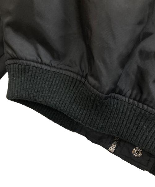 stussy（ステューシー）stussy (ステューシー) 短丈ワッペンMA-1 ブラック サイズ:Sの古着・服飾アイテム