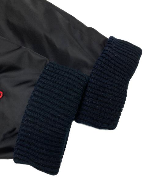 stussy（ステューシー）stussy (ステューシー) 短丈ワッペンMA-1 ブラック サイズ:Sの古着・服飾アイテム