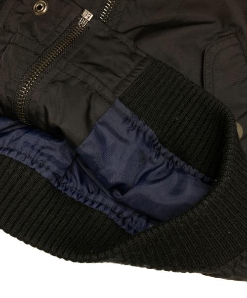 stussy（ステューシー）stussy (ステューシー) 短丈ワッペンMA-1 ブラック サイズ:Sの古着・服飾アイテム
