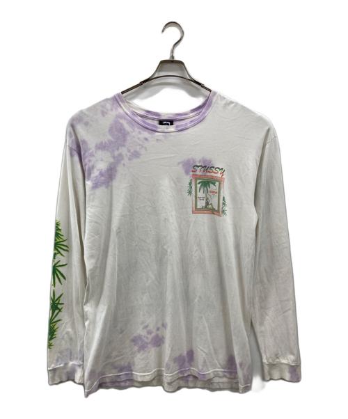 stussy（ステューシー）stussy (ステューシー) カットソー ホワイト サイズ:Lの古着・服飾アイテム
