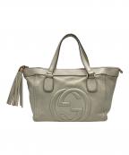 GUCCIグッチ）の古着「ソーホートートバッグ」｜アイボリー