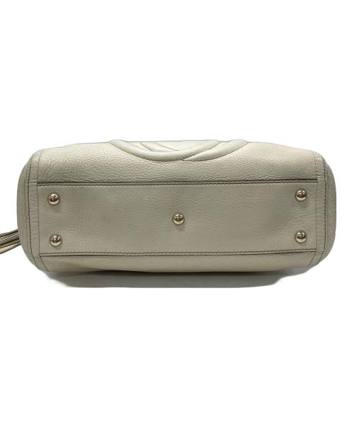 GUCCI（グッチ）GUCCI (グッチ) ソーホートートバッグ アイボリーの古着・服飾アイテム