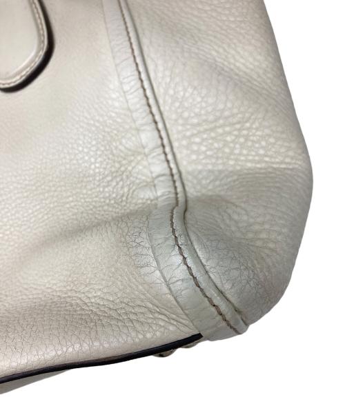 GUCCI（グッチ）GUCCI (グッチ) ソーホートートバッグ アイボリーの古着・服飾アイテム