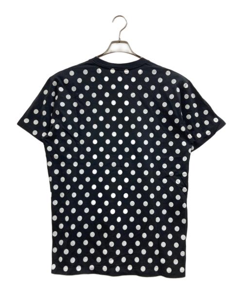 GUCCI（グッチ）GUCCI (グッチ) ポルカドットロゴＴシャツ ブラック サイズ:Mの古着・服飾アイテム