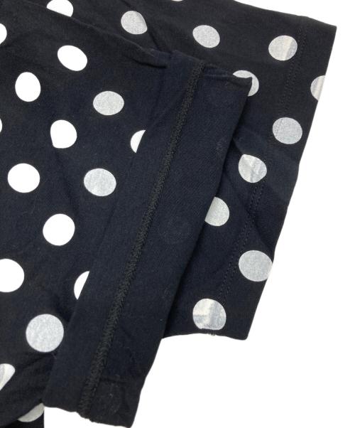 GUCCI（グッチ）GUCCI (グッチ) ポルカドットロゴＴシャツ ブラック サイズ:Mの古着・服飾アイテム