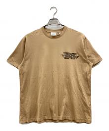 BURBERRY（バーバリー）の古着「Location Print Cotton Oversized T-shirt」｜ベージュ