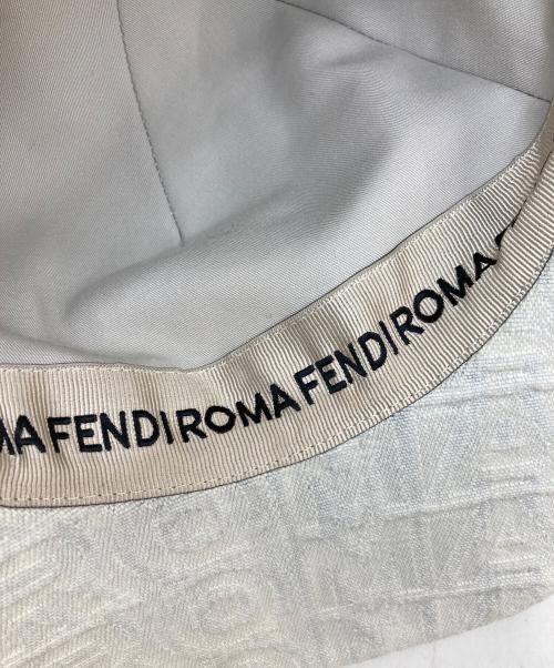 FENDI（フェンディ）FENDI (フェンディ) Marc by Marc Jacobs (マークバイマークジェイコブス) ロゴベースボールキャップ ベージュ サイズ:59.0cmの古着・服飾アイテム