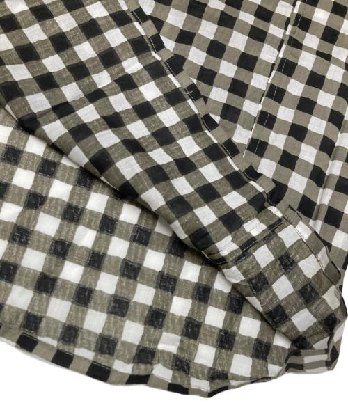 house of lotus（ハウスオブロータス）house of lotus (ハウスオブロータス) ギンガムチェックギャザーワンピース ブラウン サイズ:Mの古着・服飾アイテム