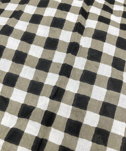 house of lotus（ハウスオブロータス）house of lotus (ハウスオブロータス) ギンガムチェックギャザーワンピース ブラウン サイズ:Mの古着・服飾アイテム