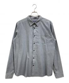 Patagonia（パタゴニア）の古着「チェックシャツ」｜グレー