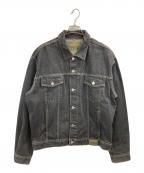 GUESS JEANSゲス ジーンズ）の古着「デニムジャケット」｜ブラック