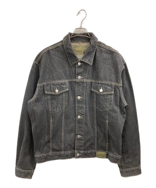 GUESS JEANS（ゲス ジーンズ）GUESS JEANS (ゲス ジーンズ) デニムジャケット ブラック サイズ:XLの古着・服飾アイテム