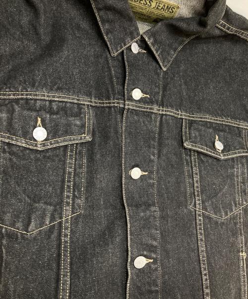 GUESS JEANS（ゲス ジーンズ）GUESS JEANS (ゲス ジーンズ) デニムジャケット ブラック サイズ:XLの古着・服飾アイテム